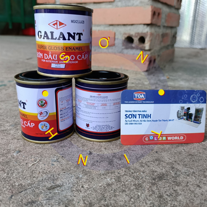 Galant Black Oil Paint 70ml