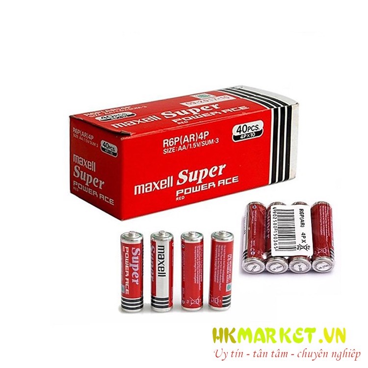 Hộp 40 Viên Pin Tiểu AA Maxell