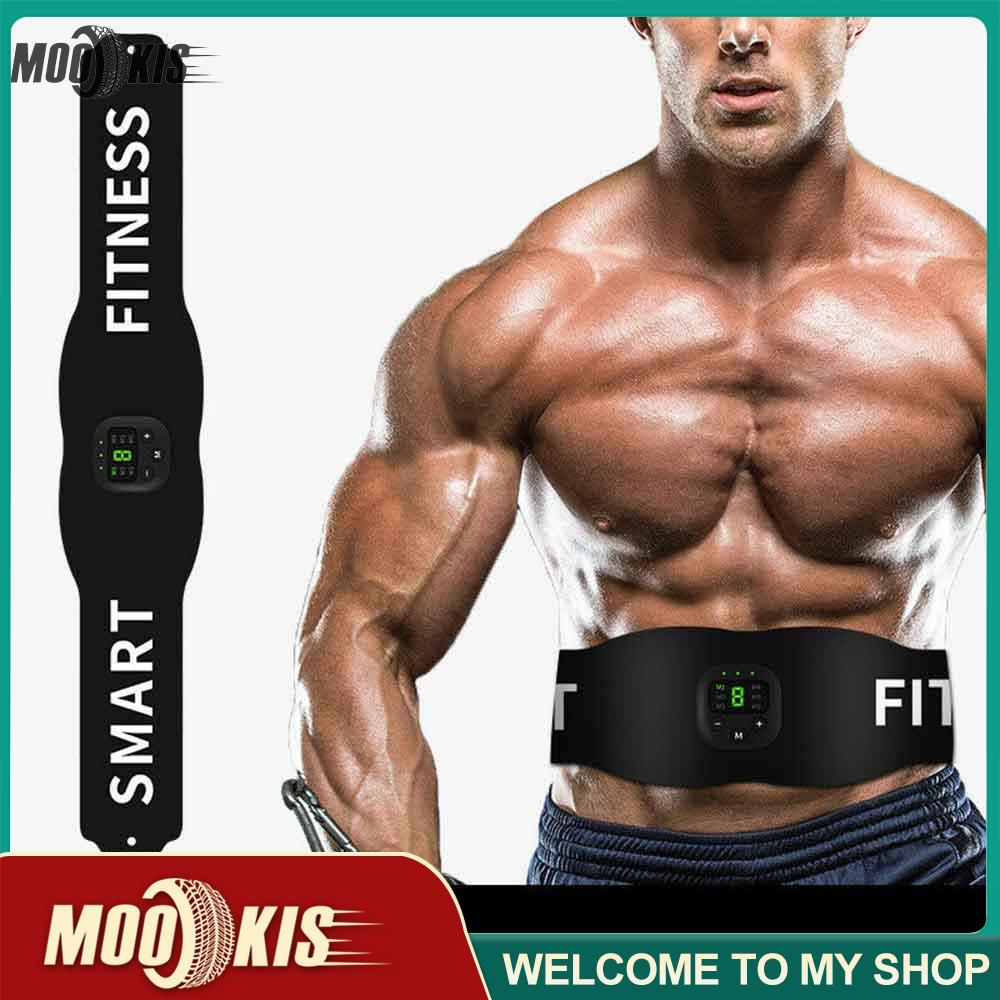 EMS Bụng Cuối cùng ABS Slim Kích thích Cơ bắp Đào tạo Săn chắc Phù hợp với Vòng eo Đai thắt lưng Fitness Smart