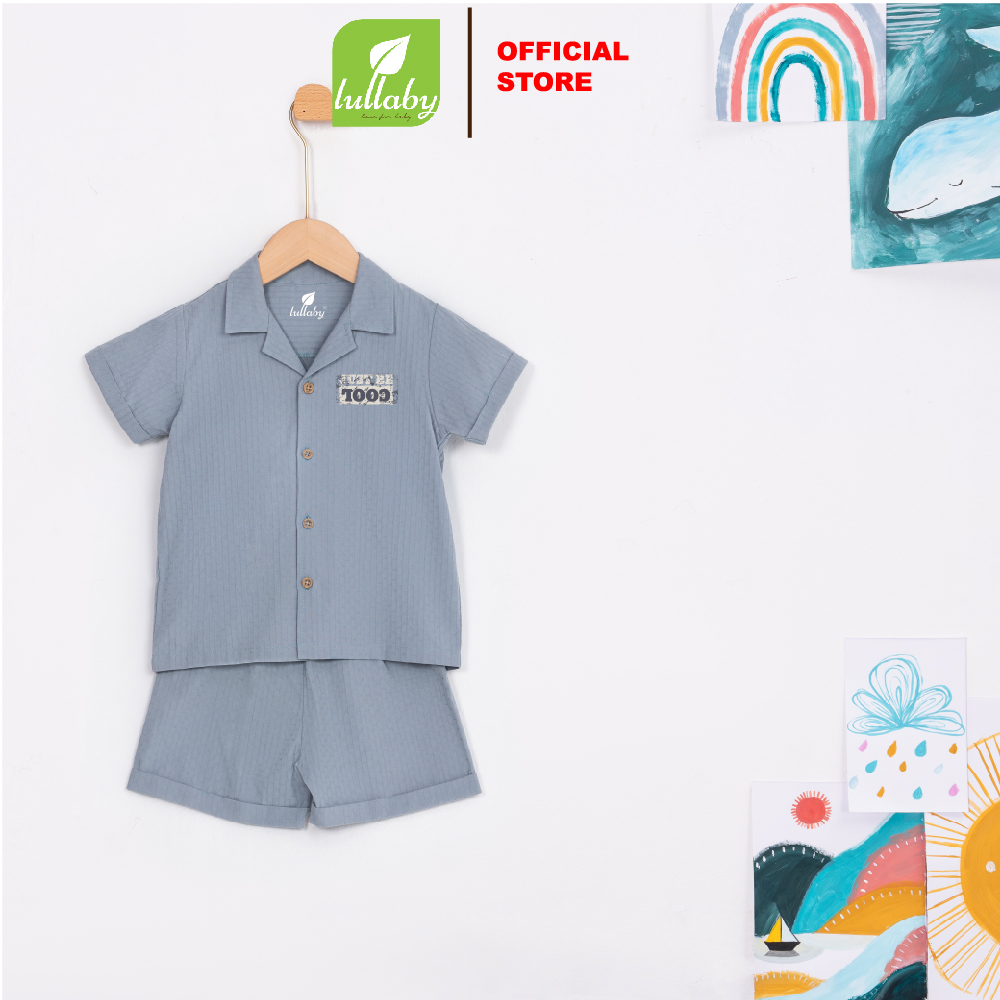 LULLABY - NH183V - Bộ bé trai cộc tay