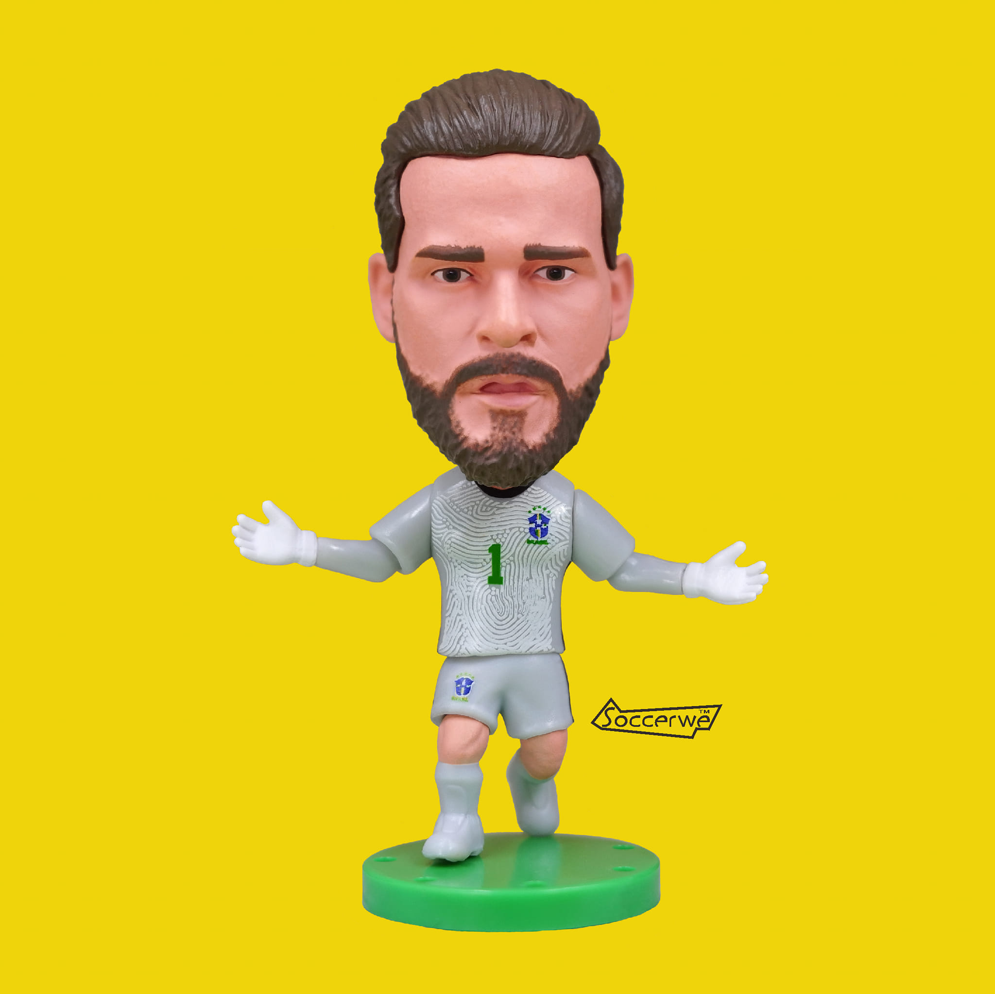 Mô hình cầu thủ đội tuyển Brazil Neymar Ronaldinho Ronaldo Rivaldo Cafu Carlos