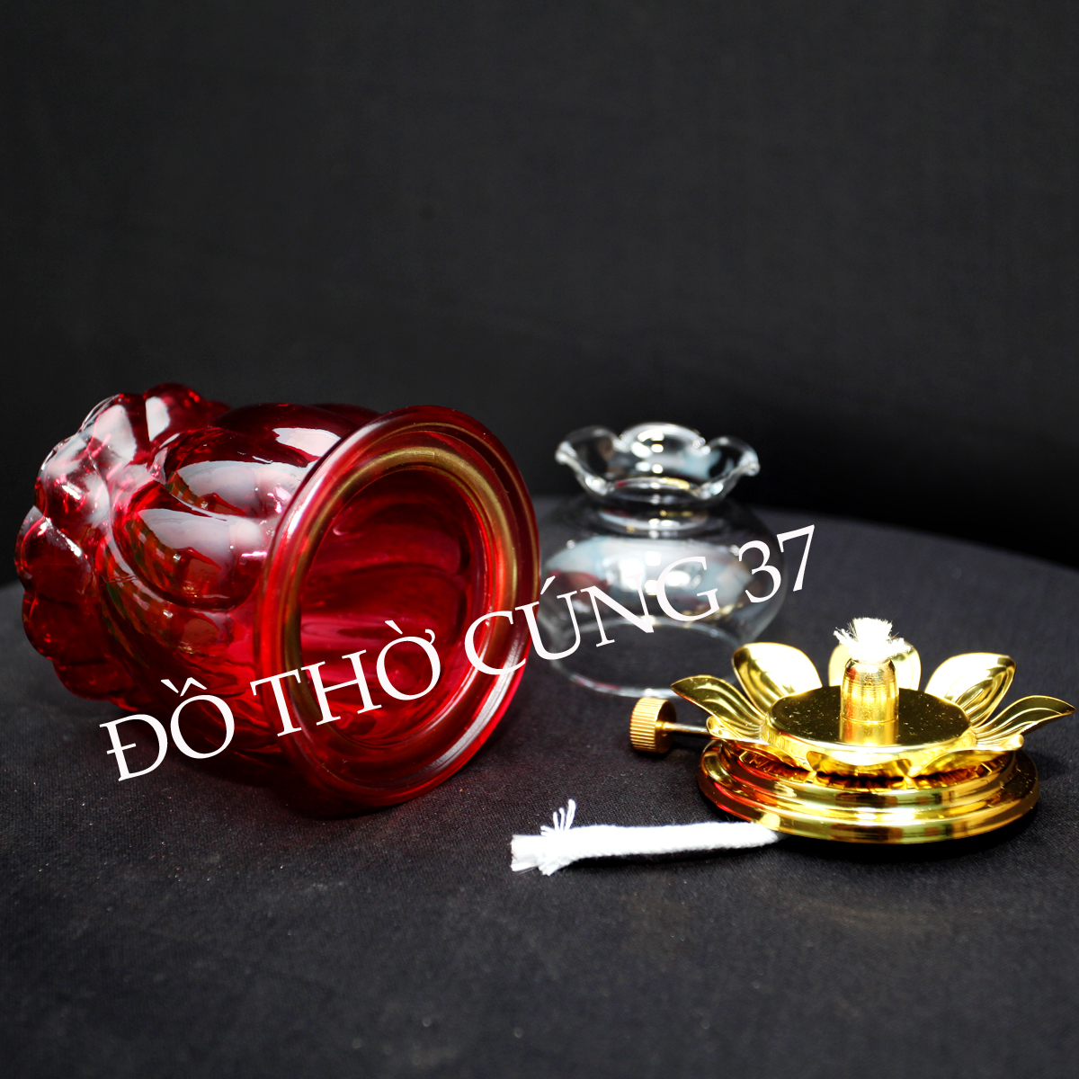 ĐÈN DẦU THỦY TINH , ĐÈN DẦU LƯU LY - 037