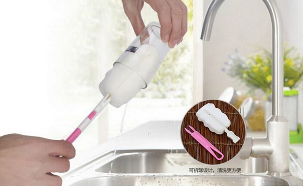Cọ rửa ly, bình thủy tinh, gốm sứ tất tần tật Ponnnyhome