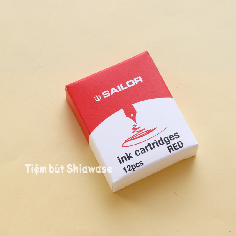 Hộp 12 Ống Mực Bút Máy Sailor