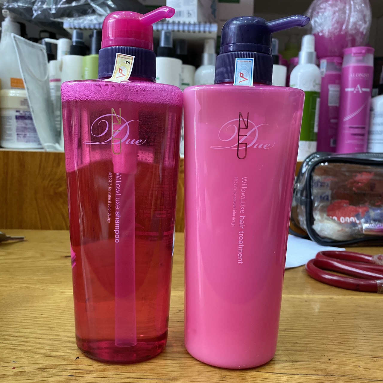 [HCM]Dầu gội xả MILBON DEESSES NEU DUE Willowluxe Shampoo 1000mlx2 ( tóc trung bình )