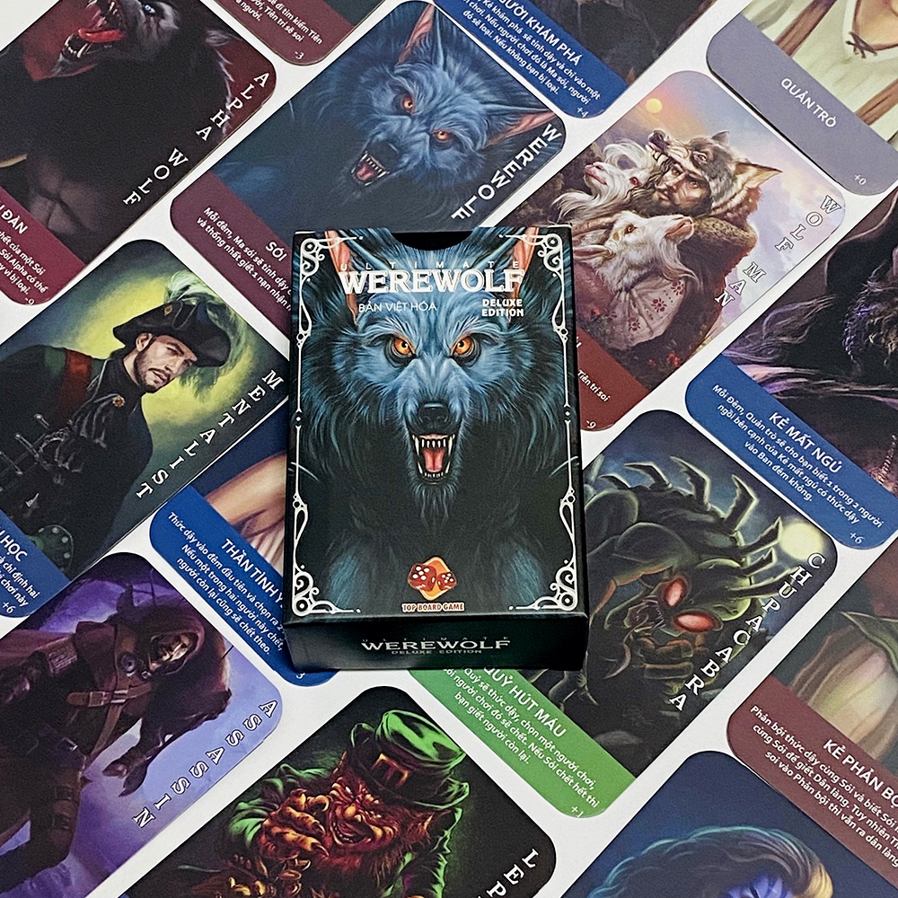 Combo Ma sói + UNO cơ bản 108 lá topboardgame