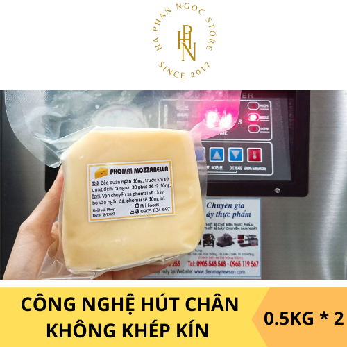 [CHUẨN PHÁP] Phô Mai Mozzarella SIÊU NGON KHỐI LỚN 1KG - DATE 2025 [TẶNG KÈM BỘT CHIÊN XÙ PANKO]