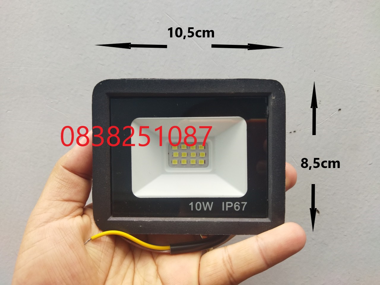 Đèn pha led siêu sáng 10w/20w/30w chuyên lắp đặt ngoài trời, chống nước ip67