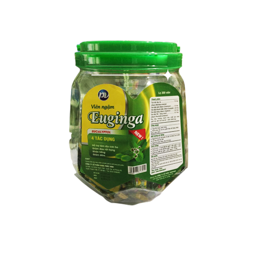 Kẹo ngậm ho Euginga Lọ 300 viên Phúc Vinh