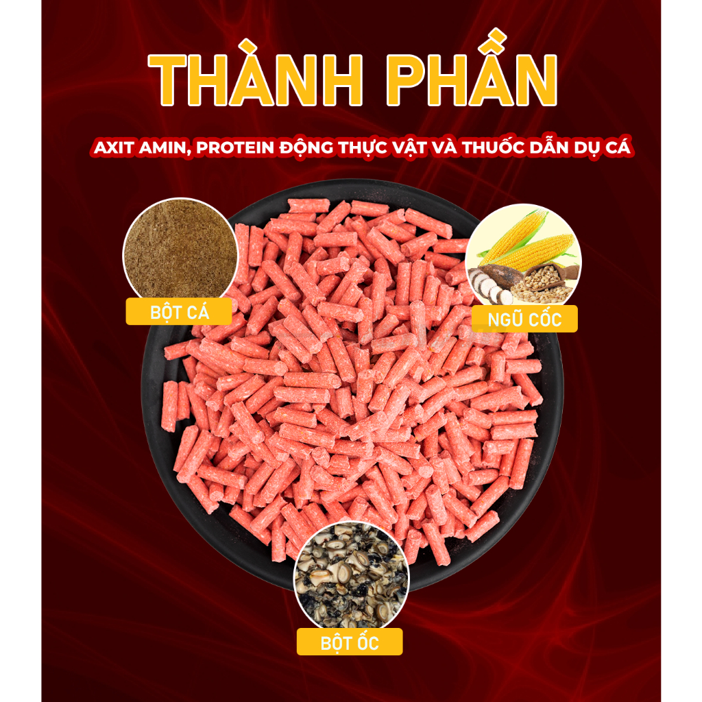 Hạt Xả Trắm Đen KIM LONG Siêu Nhạy (Mẫu Mới Nhất 3 Vị)