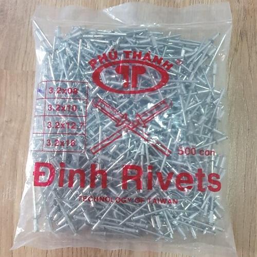 Gói 500 Cây Đinh Rút Rive Nhôm 3.2x8