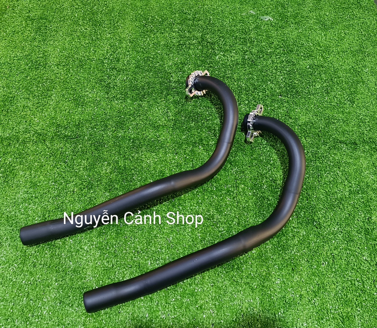 Cổ pô đen exciter 32mm inox 201