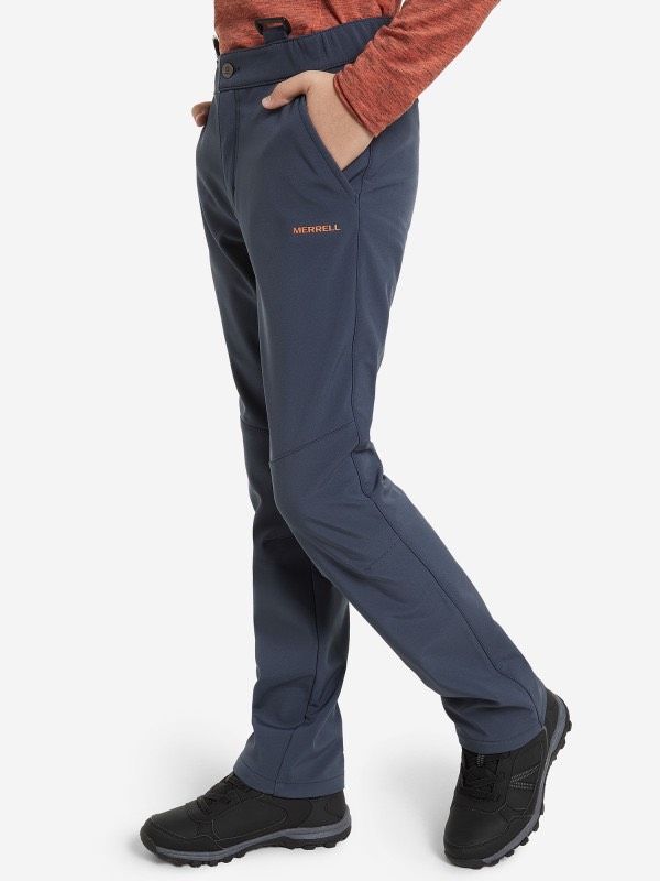 Quần yếm nỉ softshell MERRELL tháo được dây đeo cho bố và con trai