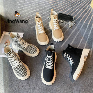 JingWang Free Shipping Miễn phí vận chuyển Giày vải Martin phiên bản mới thumbnail