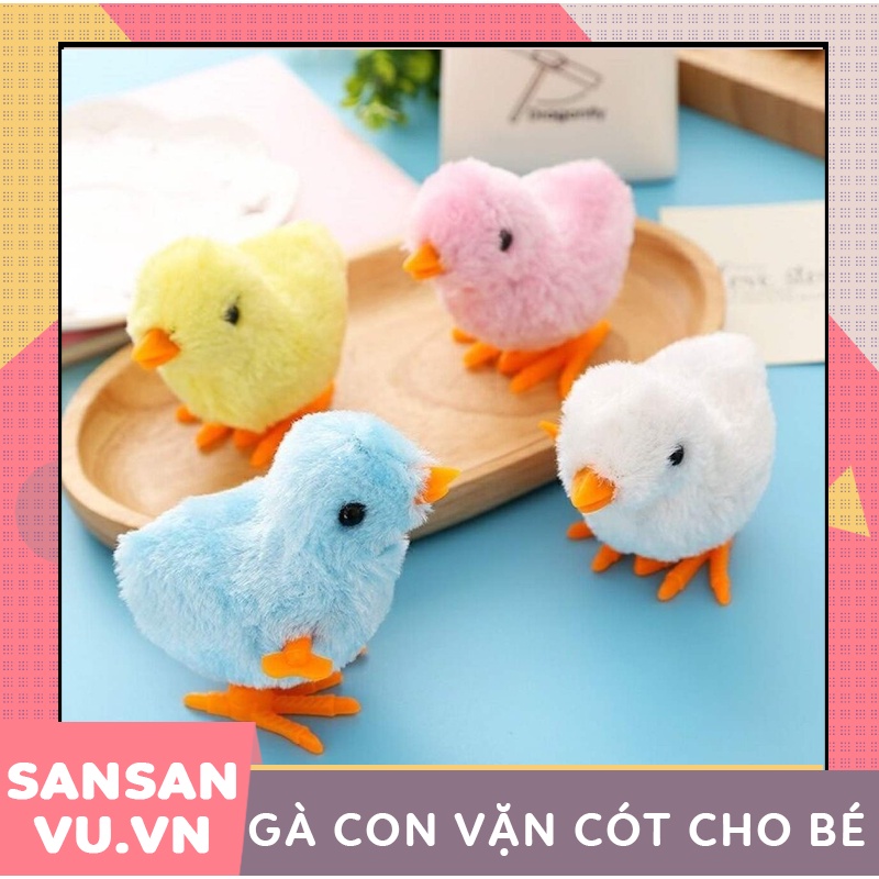 Gà dây cót, con gà vặn dây cót đồ chơi cho bé