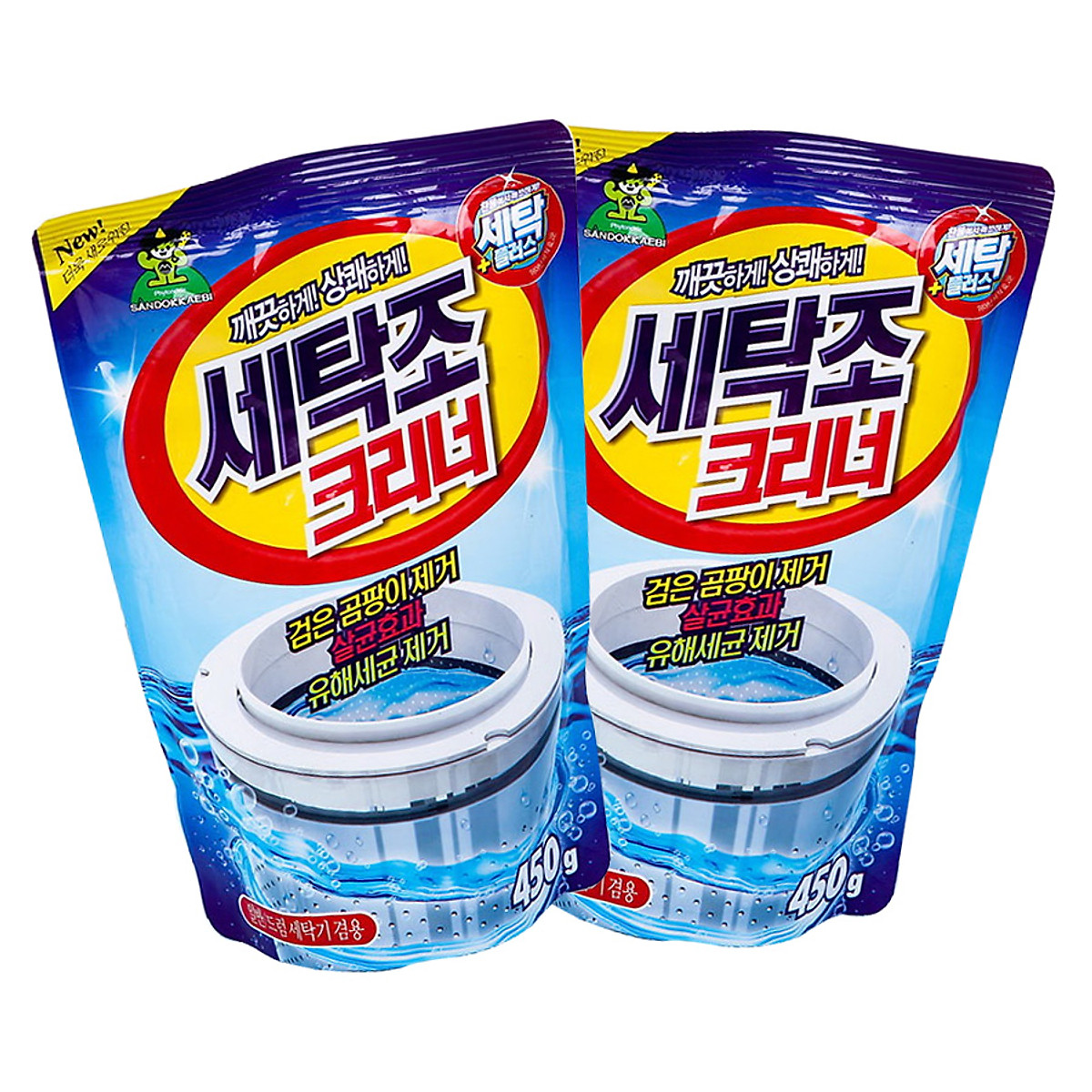 ( combo 2 gói ) Bột tẩy lồng máy giặt Hàn Quốc túi 450g