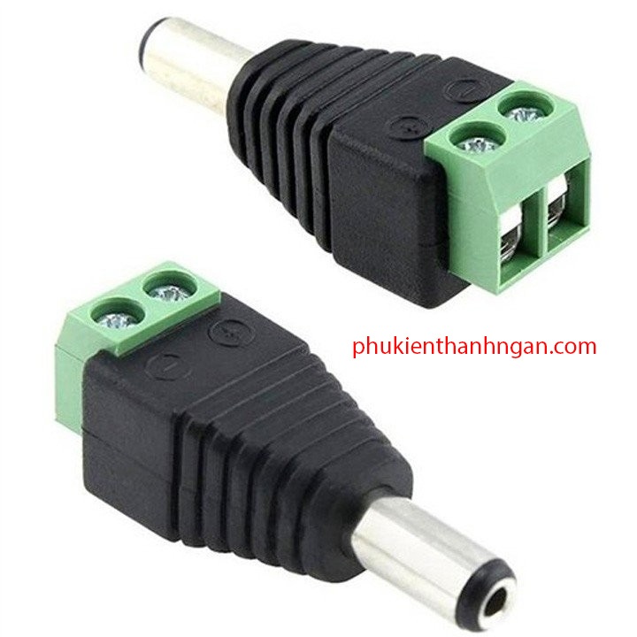 10 jack DC nguồn 12v VẶN VÍT - jack DC VẶN VÍT - jack 12v - jack nguồn camera - dc10vv