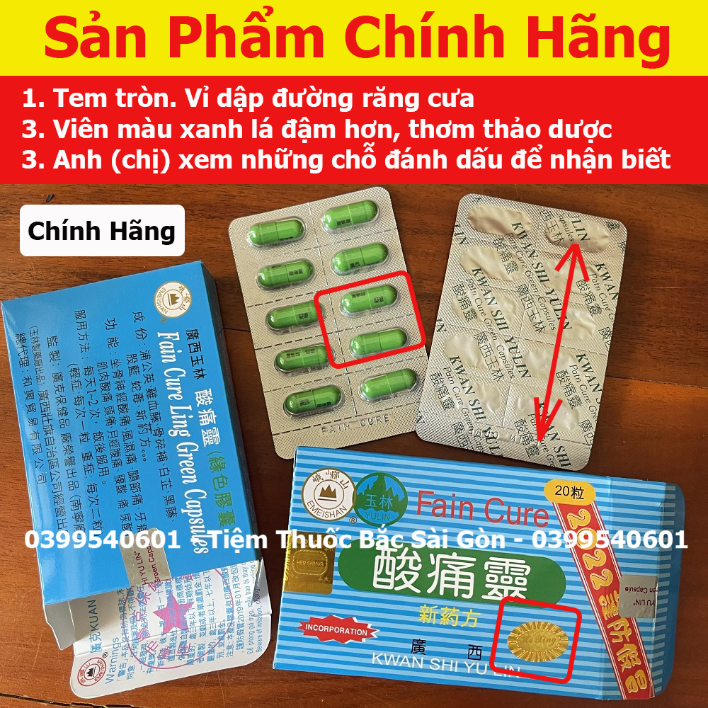 Toan Thống Linh Hộp 20 viên - Fain Cure