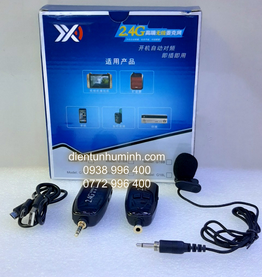 Micro Không Dây Cài Ve Áo 2.4G Cho điện thoại Công nghệ WIRELESS