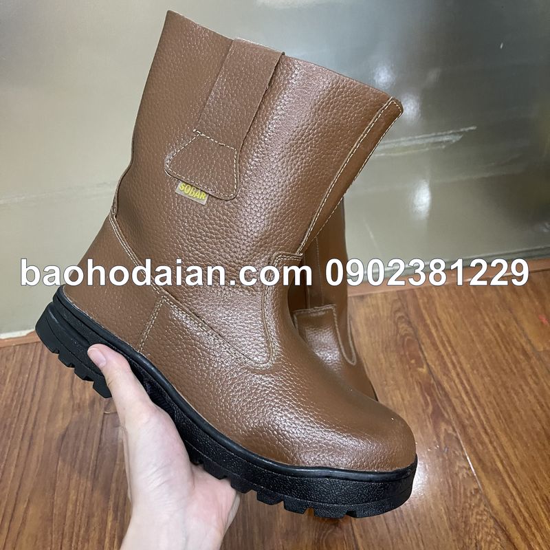 Ủng da bò bảo hộ mũi đế thép Sobar VP-2005