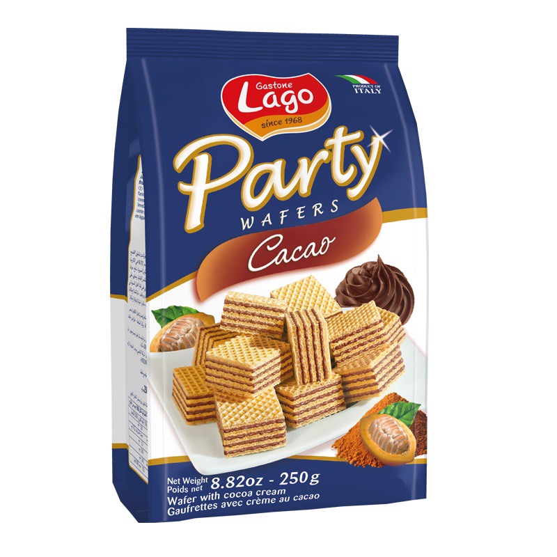 Bánh xốp kem Lago Party 250g