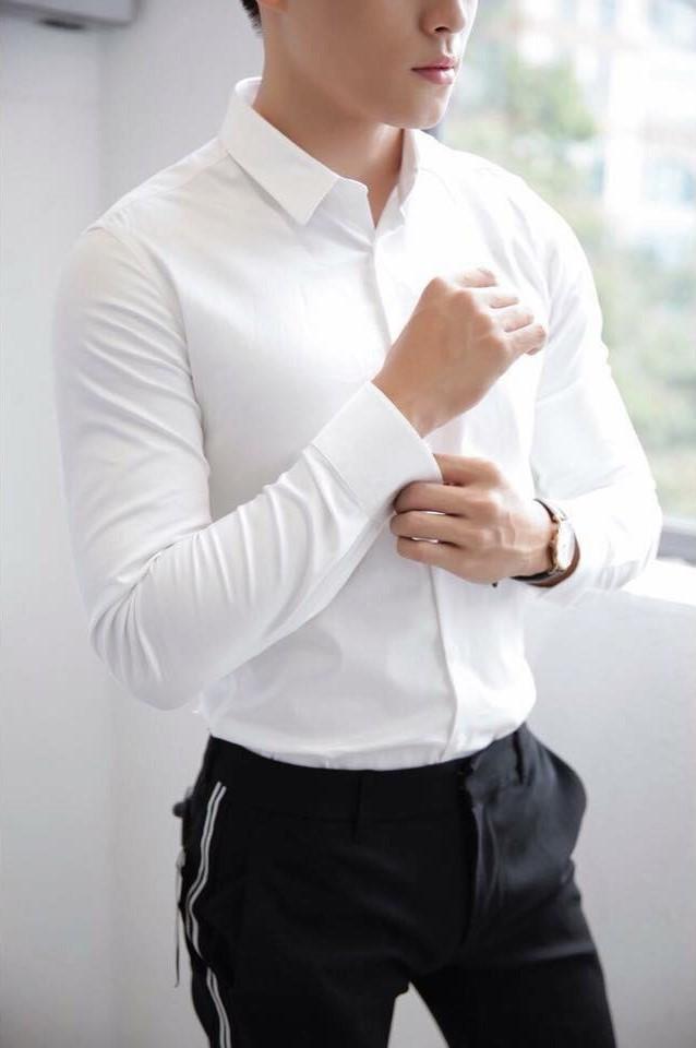 Áo sơ mi trắng hàn quốc ma01