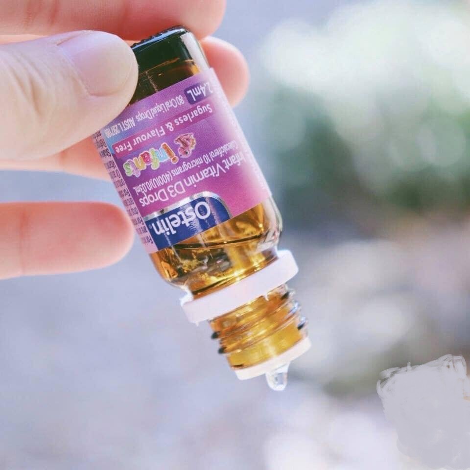 Vitamin D3 Ostelin Infant dạng giọt của Úc 2.4ml