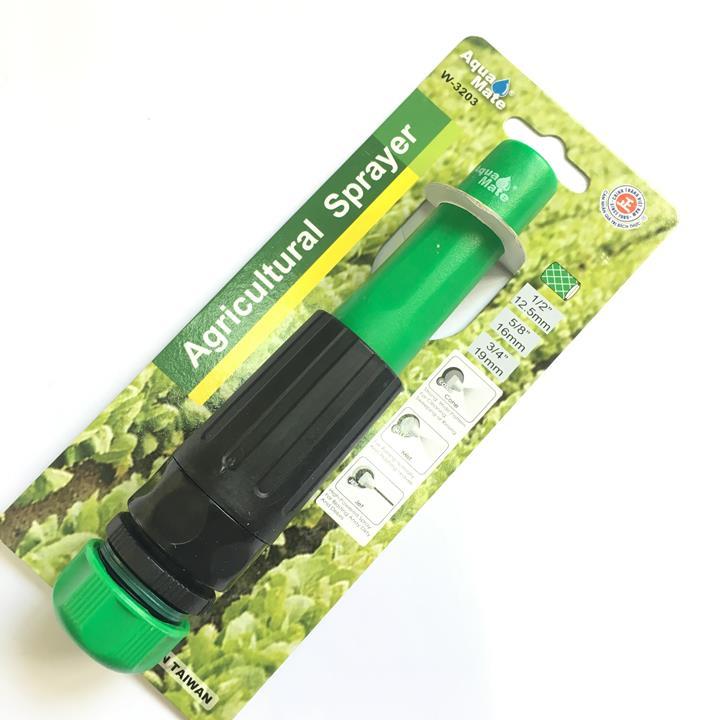 Vòi xịt tưới cây tự động tăng áp aqua mate w-3203 xuất xứ đài loan