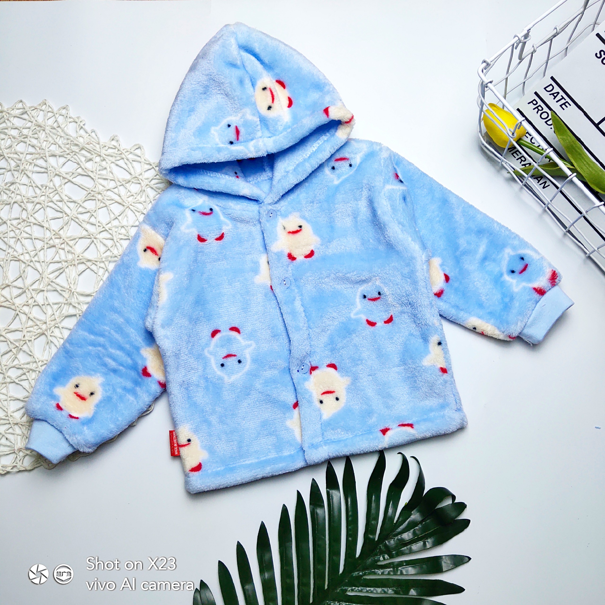Áo lông tuyết có mũ cho bé từ 3-10kg