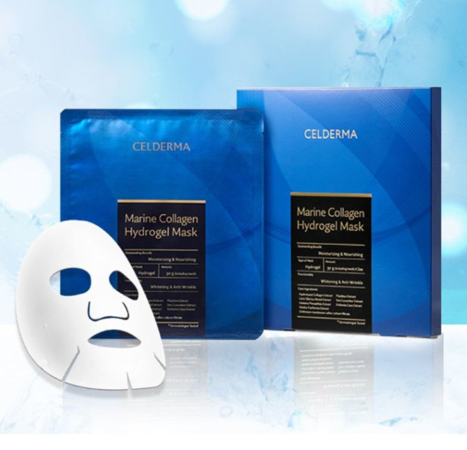 Mặt Nạ Thạch Celderma Marine Collagen Hydrogel Mask (Miếng)