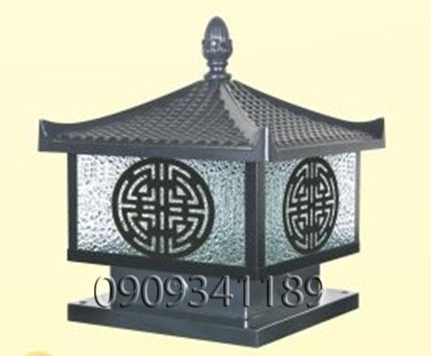 [HCM]Đèn trụ cổng NHÔM đúc D30CM