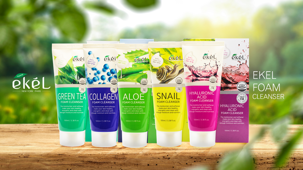 Sửa rửa mặt Axit Hyaluronic Ekel 100ml