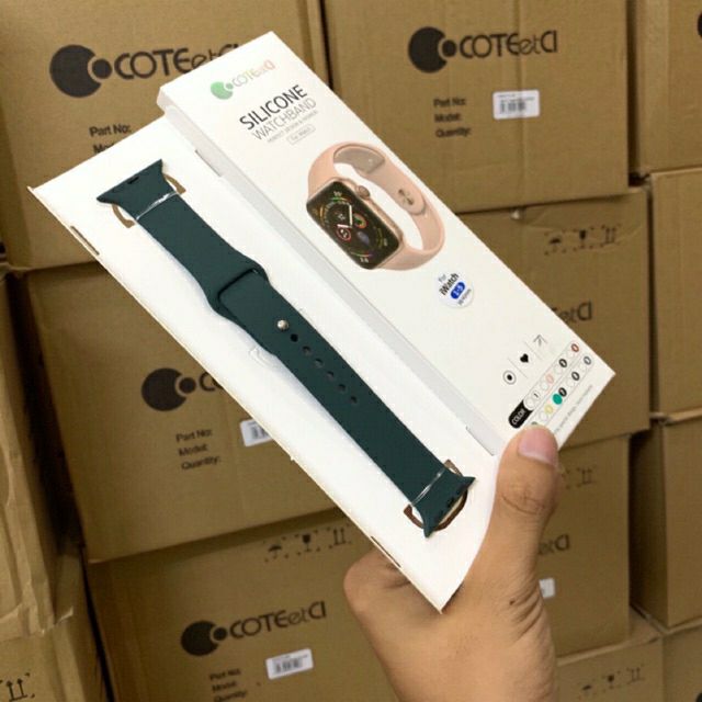 Dây đeo silicon cho Apple Watch đủ size coteetci đa dạng mẫu mã chất lượng sản phẩm đảm bảo và cam kết hàng đúng như mô tả