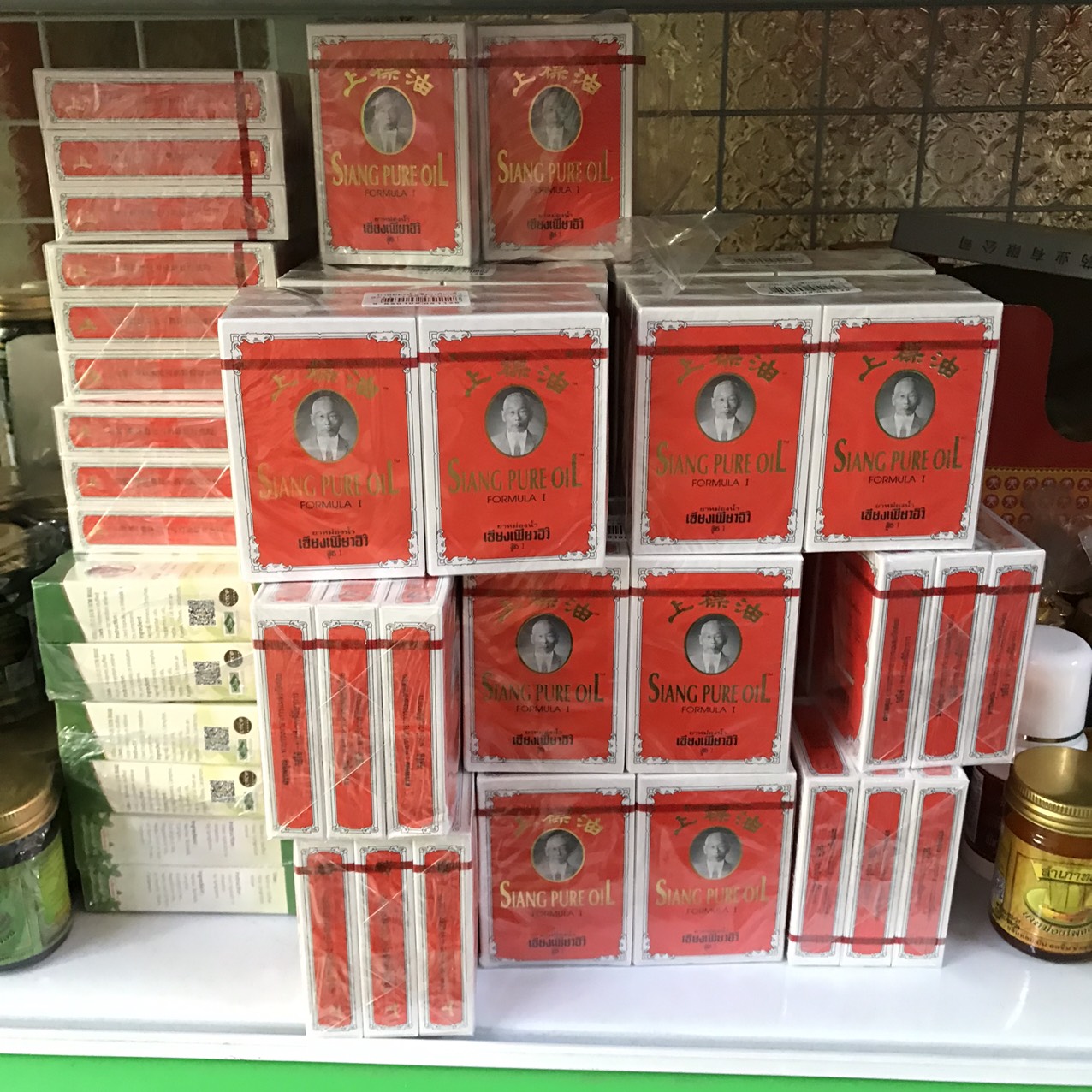 Dầu Ông Già Thái Lan Siang Pure Nước Đỏ 7cc