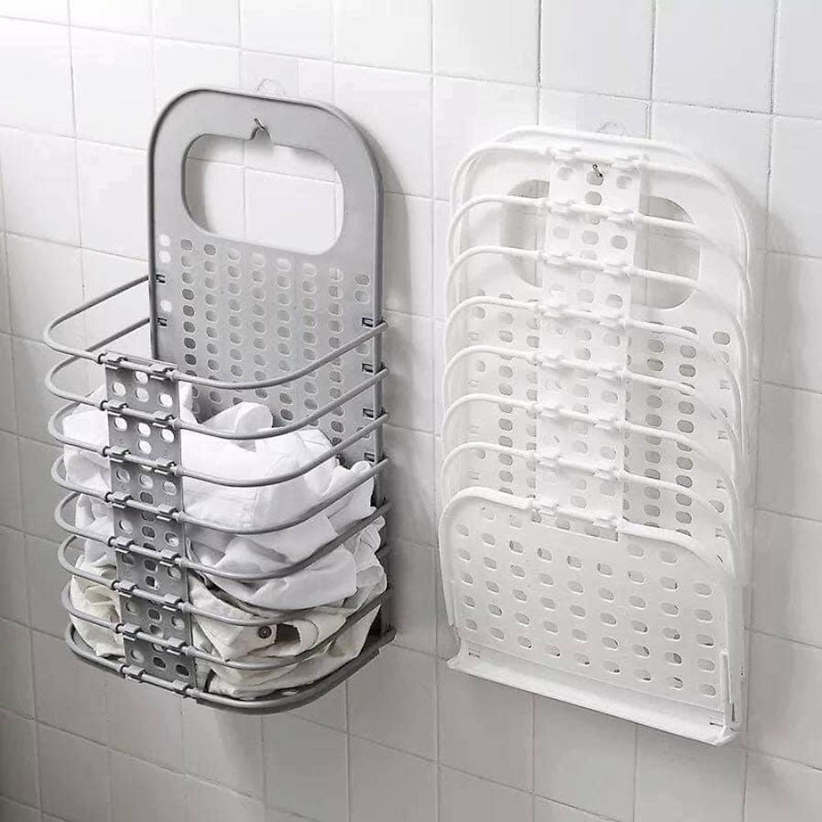 Giỏ đựng đồ treo tường gấp gọn