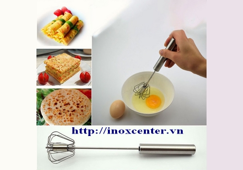 [HCM]Cây khuấy tạo bọt cà phê sữa đánh trứng inox