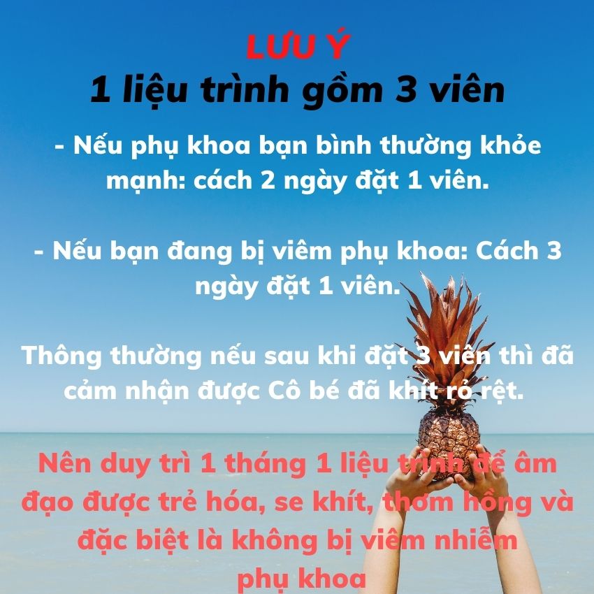 Viên đặt se khít phụ khoa Thái Lan [Chính hãng- Che tên]