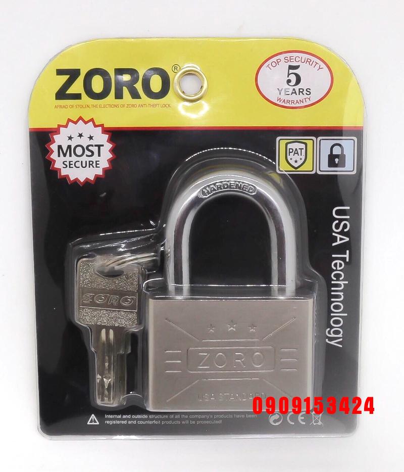 [HCM]Ổ KHÓA ZORO 6P-CHÌA MUỖNG