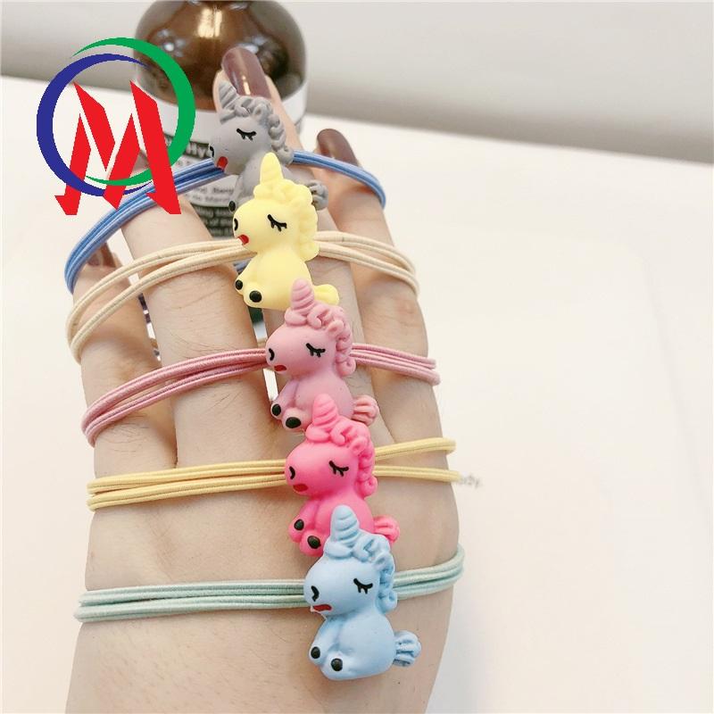 [HCM][Mua lẻ giá sỉ] Sét 5 dây cột tóc hình ngựa kì lân