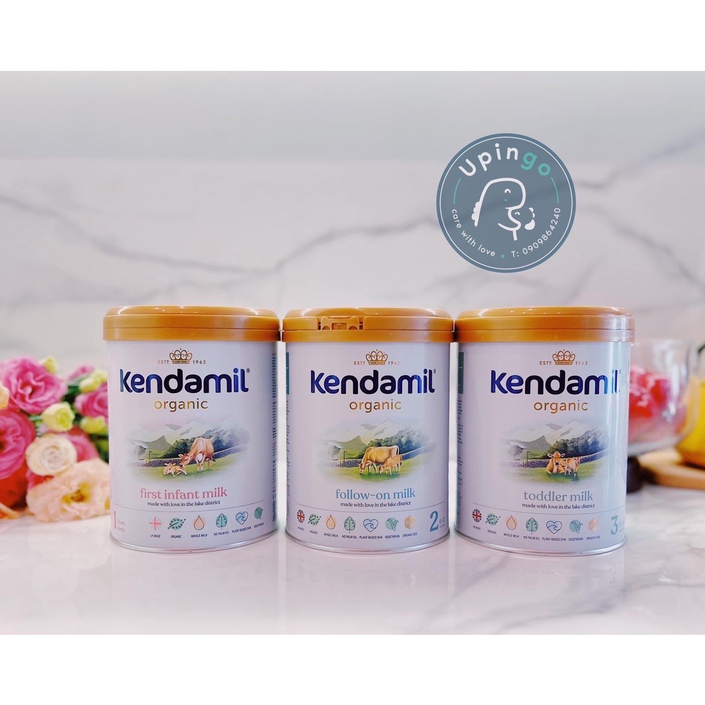 [MẪU MỚI] Sữa Kendamil Organic số 1,2,3 (800g) Anh Quốc