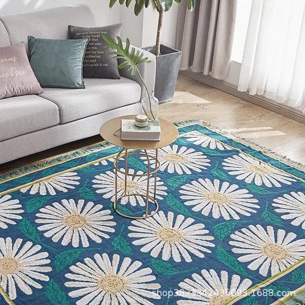 Thảm vintage, thảm thổ cẩm, khăn phủ sofa, thảm trải sàn kích thước 180cm x 230cm