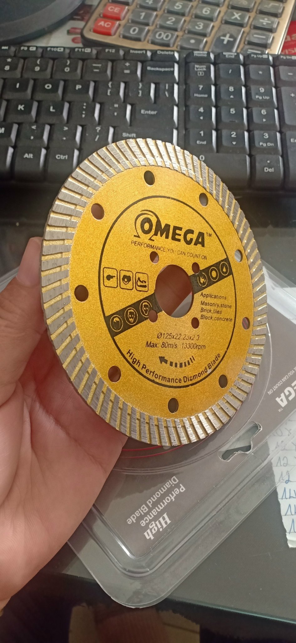 [HCM] LƯỠI CẮT ĐA NĂNG OMEGA 1 TẤC 2 [125MM] XIÊU XỊN