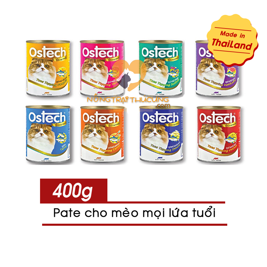 Pate lon ostech gourmet cho mèo mọi lứa tuổi -