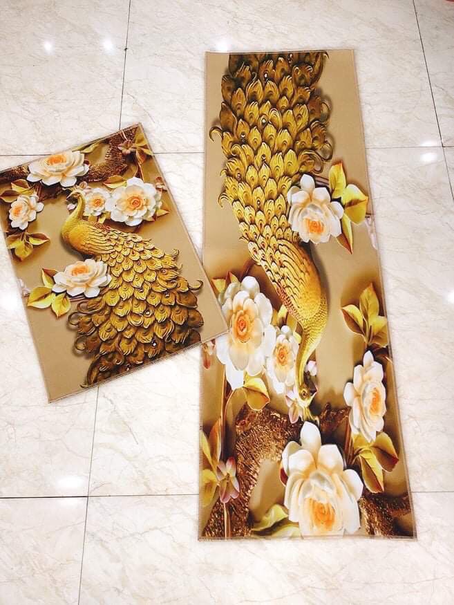 COMBO 2 thảm bếp -1 dài 1 ngắn
