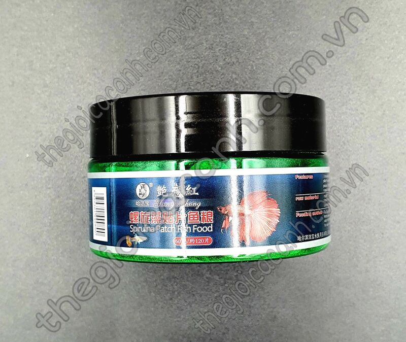 Thức ăn viên dán cao cấp cho cá yanyinghong xanh - 120gram - hàng công ty