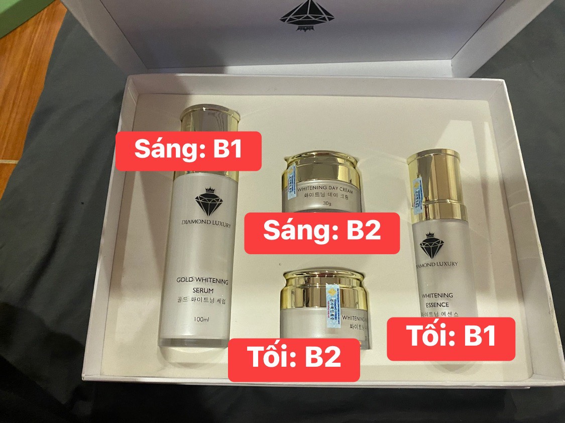 BỘ 4 DIAMOND LUXURY GOLD PRO +