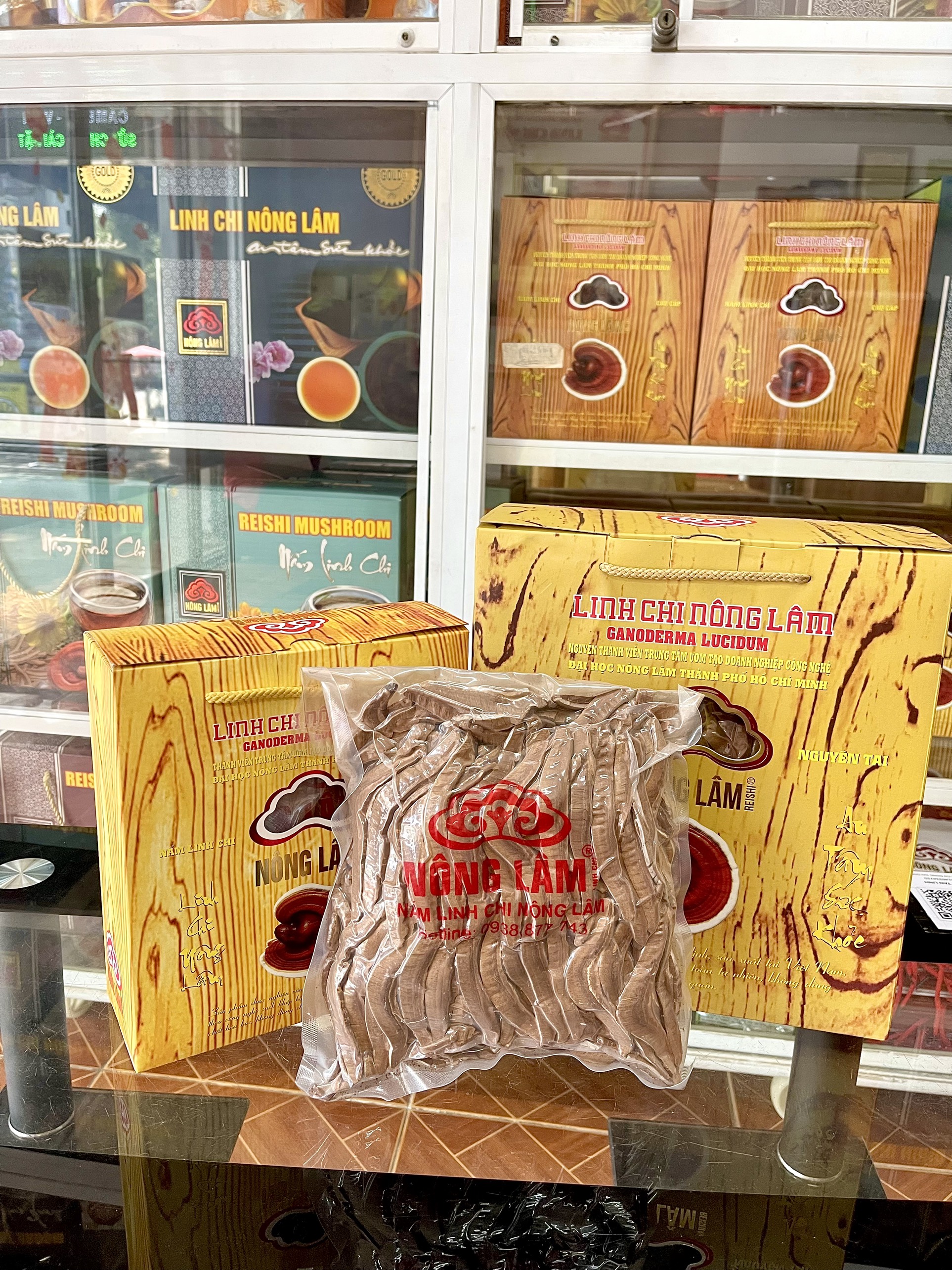 LINH CHI NÔNG LÂM THÁI LÁT 200G - LINH CHI ĐỎ