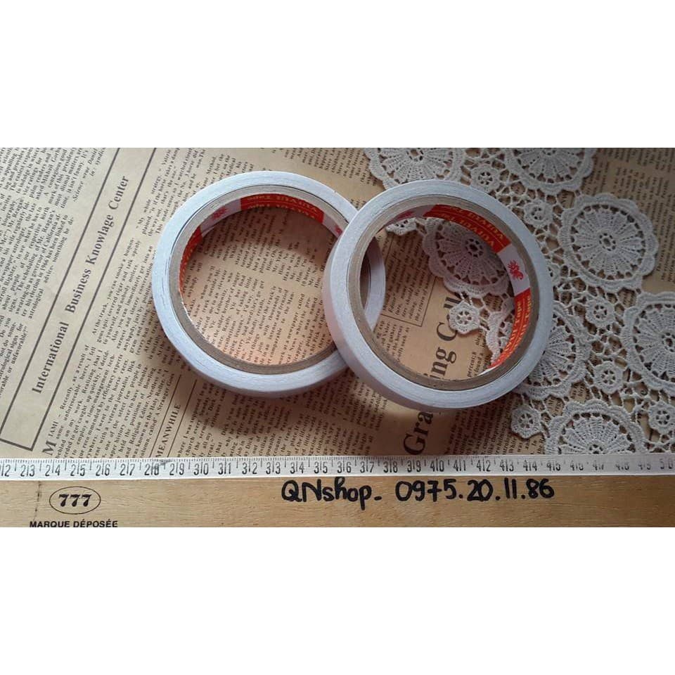 Băng dính 2 mặt bản 10mm