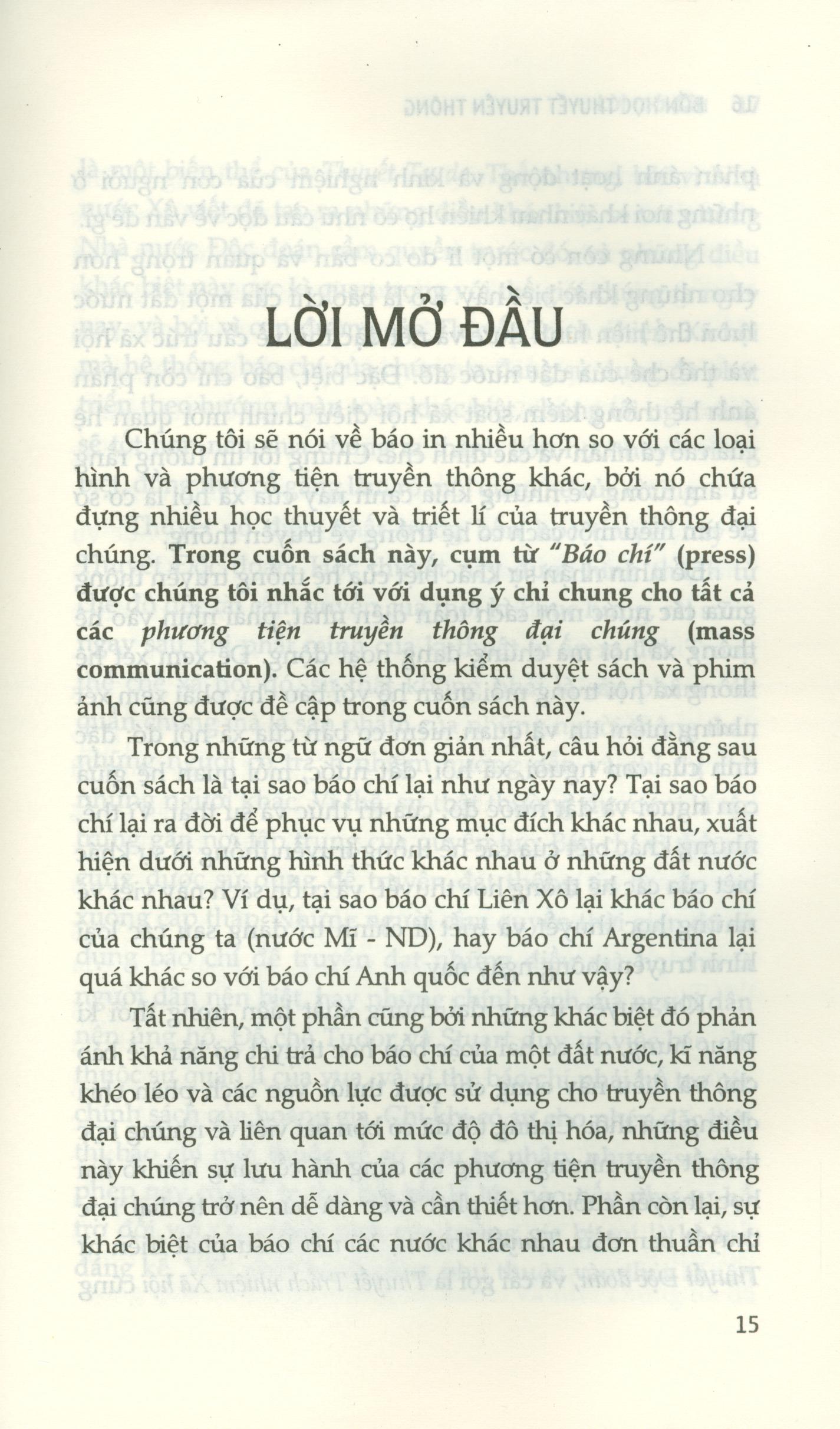 Bốn Học Thuyết Truyền Thông