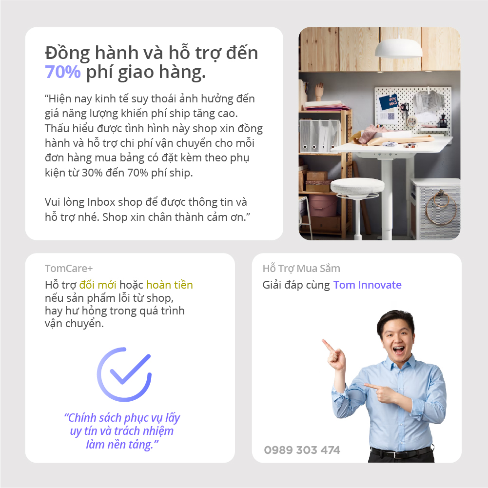 Set 2 móc treo keyboard bảng cài Pegboard